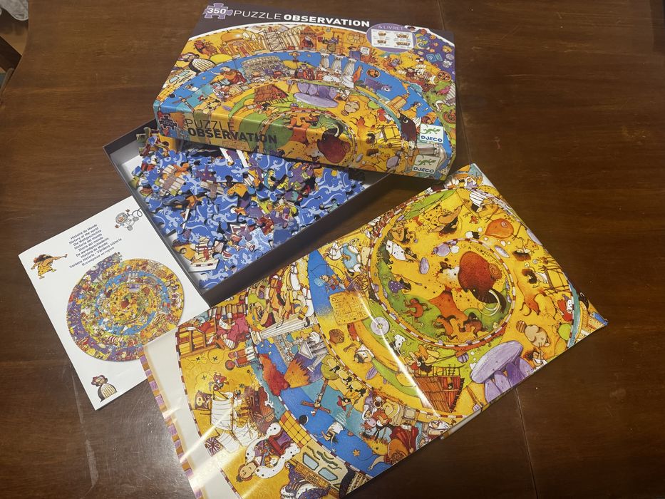 Puzzle Djeco Evolutia omenirii 350 piese