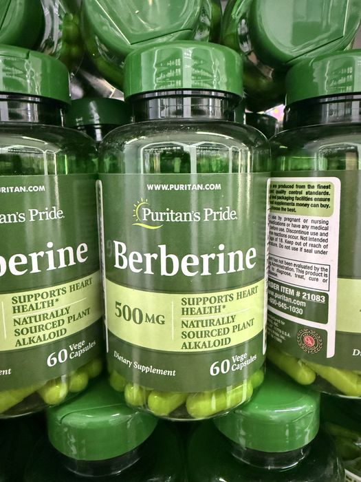 Puritans Pride Berberine 500mg 60capsules
