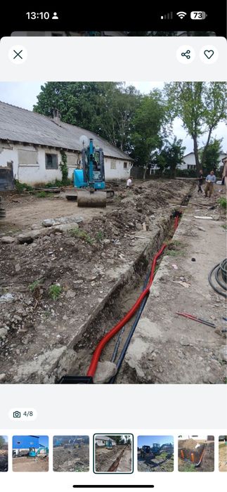 Miniexcavator de inchiriat