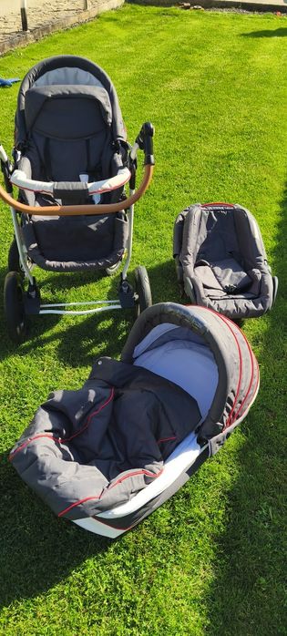 Cărucior copii  3 in 1 Krausman landou scoica auto sport