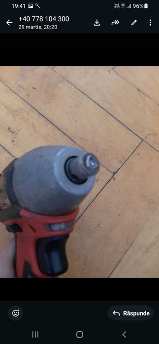 Milwaukee împac defect.