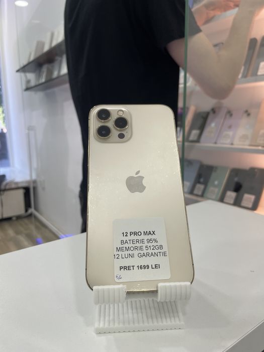 MAGAZIN: iPhone 12 Pro Max, 512gb, 95%, GARANTIE