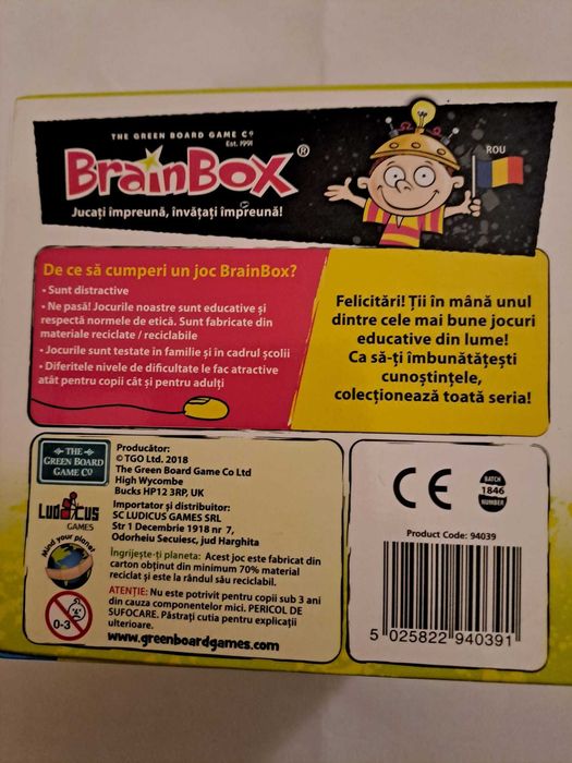 Joc educativ Brainbox, Matematica pentru cei mici NOU
