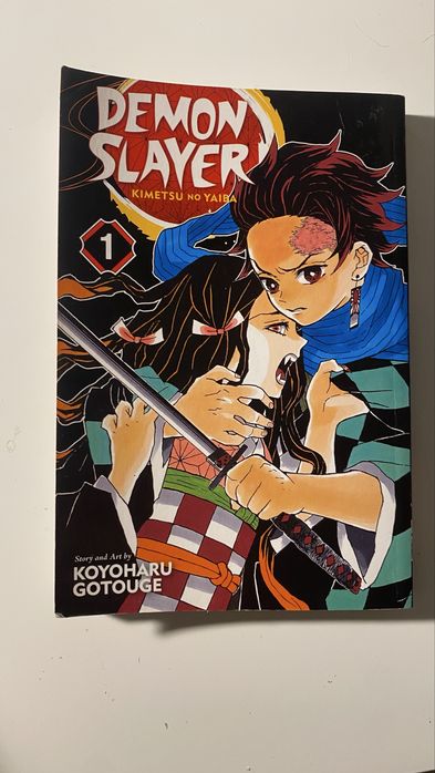 Manga demon slayer volumele 1-4