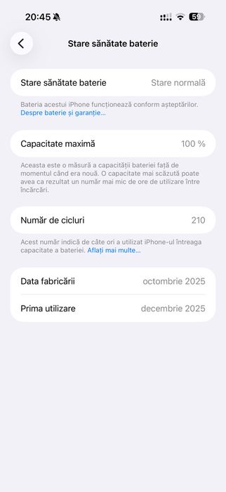 De vânzare iPhone 17 Pro Max 2 TB – Cosmic Orange – 100% baterie