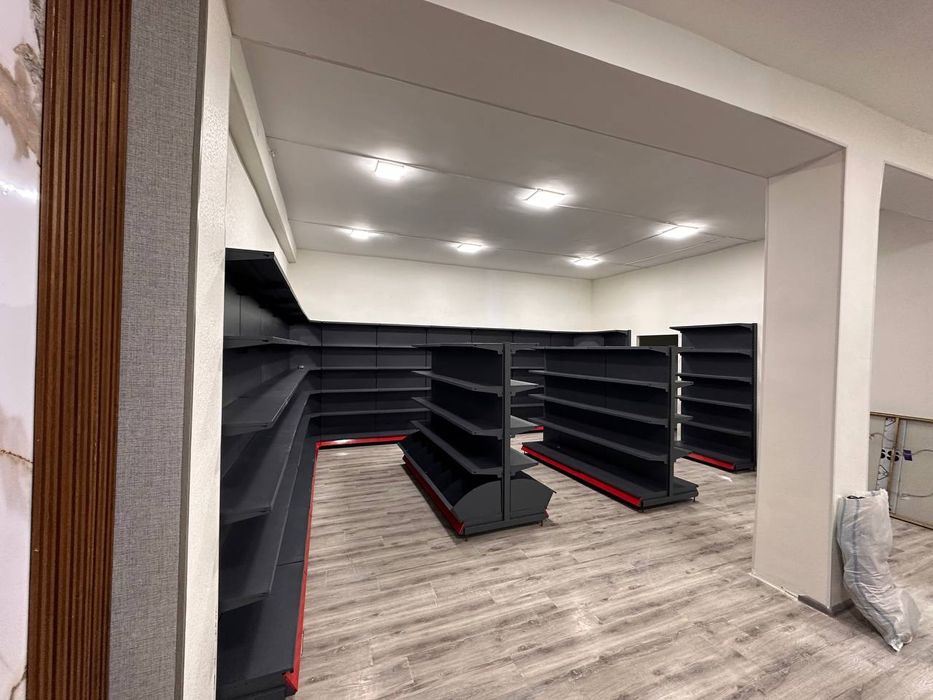 Temir stelaj polka magazin uchun