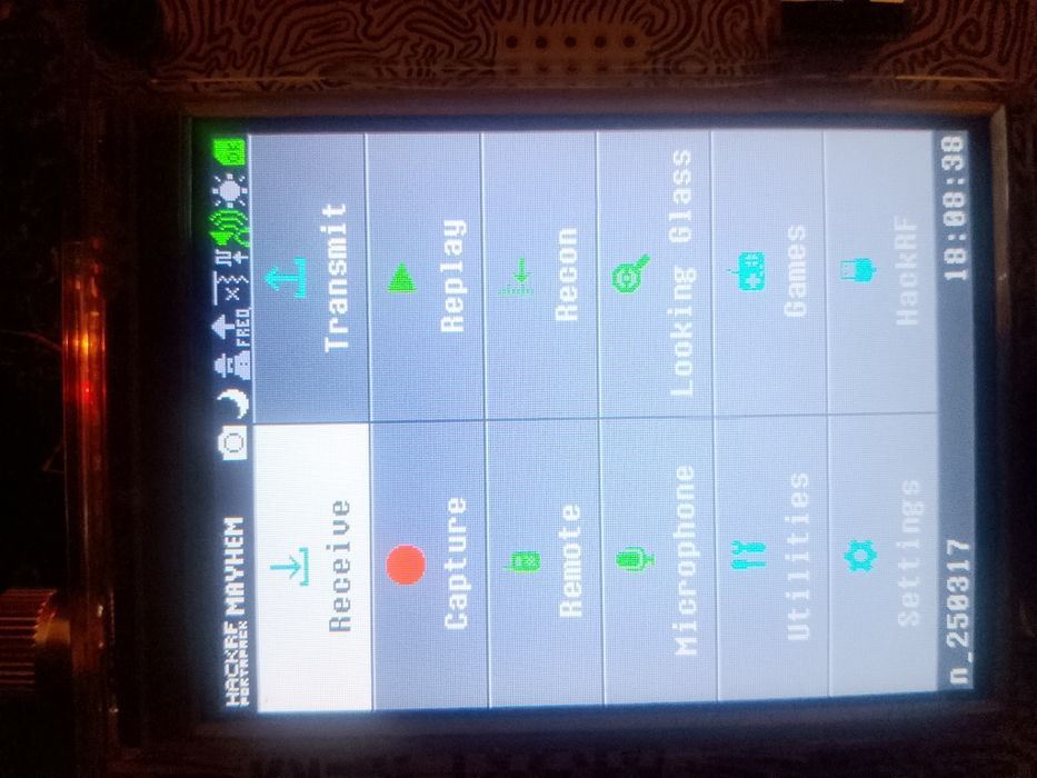 HACKRF+MAYHEN4  analizator radio frecventa