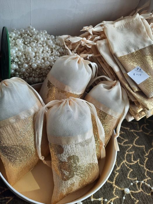 Мешочки для мелких подарков. Ткань.