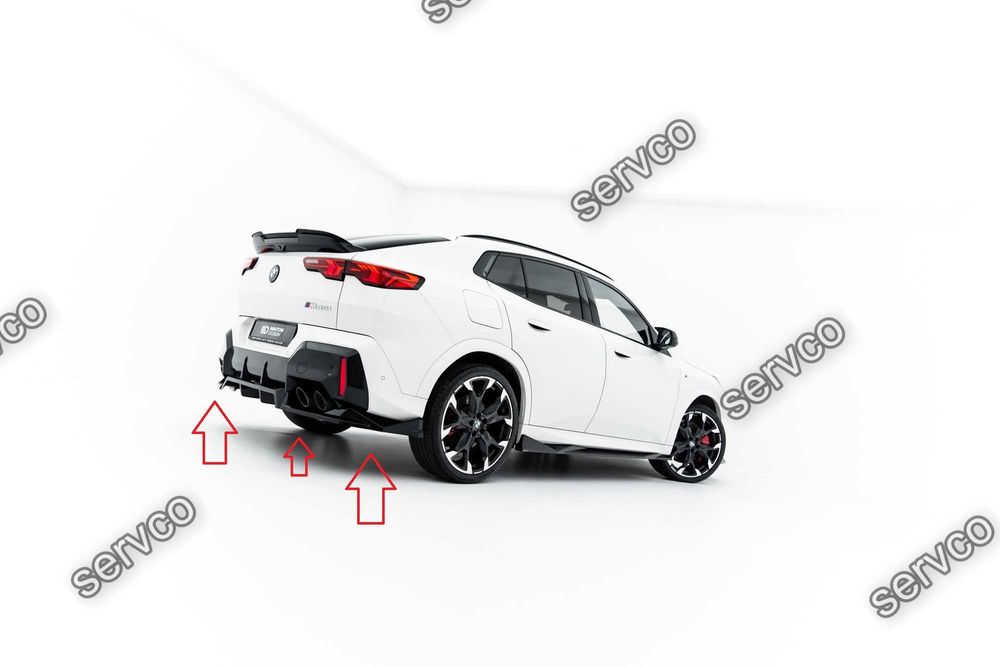 Prelungire splitter bara spate Bmw X2 U10 M35i 2023- v2 - Maxton Design