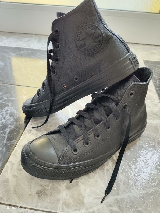 Кецове Converse - кожени