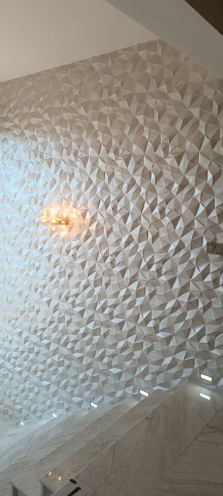 Декоративни 3D панели - 3д гипсови панели, облицовки за стени