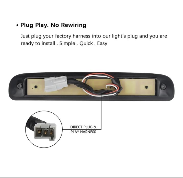 Al Treila Stop Frana Suplimentar Ford Ranger F250 F350 Explorer Mazda