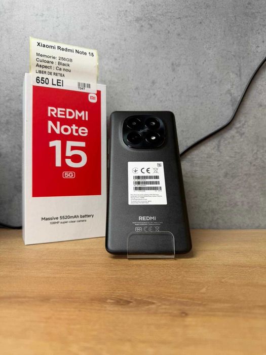 ZAP AMANET Gara de Nord - Xiaomi Redmi Note 15 - 256GB - Black