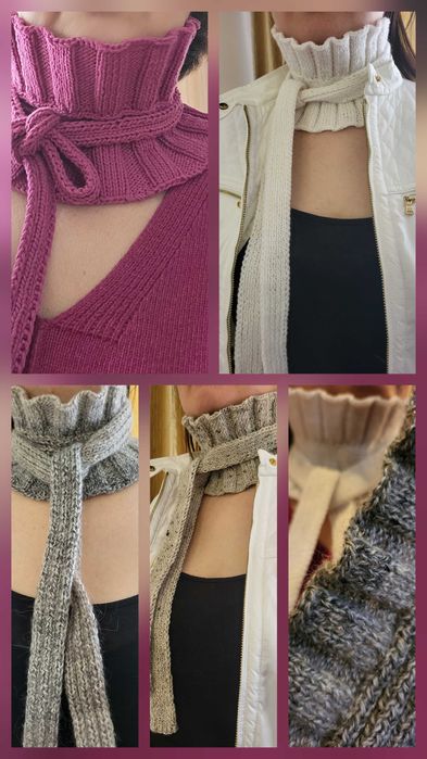 Вязанные вещи шарфики