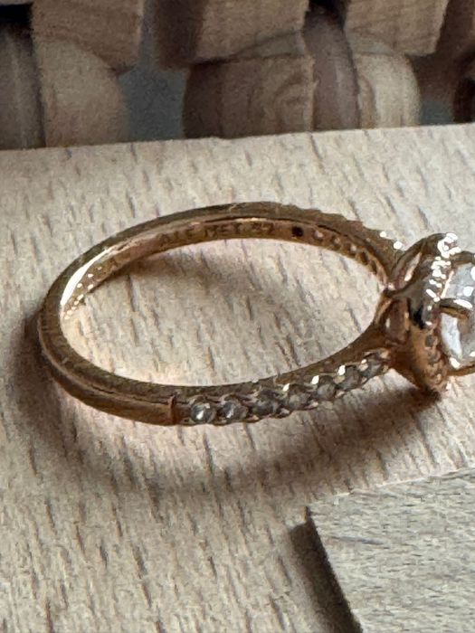 Inel Pandora aur roz 14K