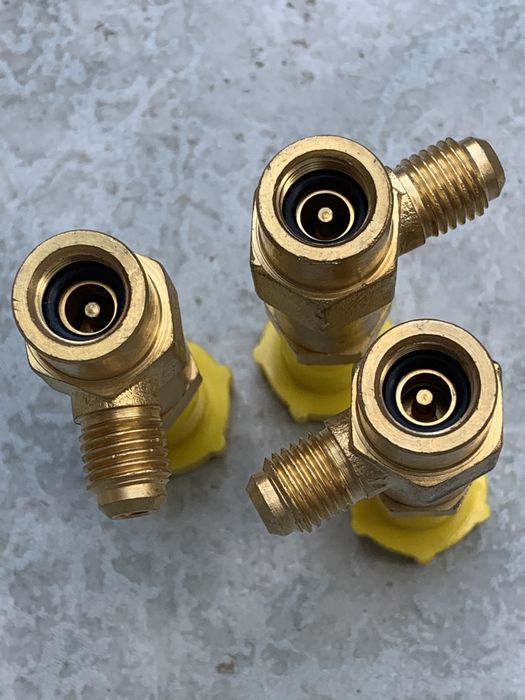 Robinet reductie cupla pentru butelie freon r600 cu iesire de 1/4 nou