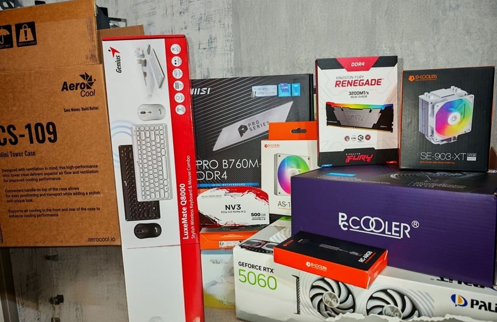 Игровой ПК / Mini Tower / RTX 5060 / i5-12400F