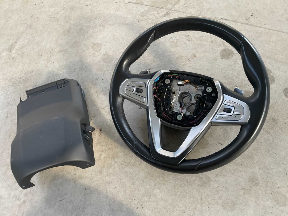 Volan sport cu padele + incalzire Bmw seria 5 G30, 6 G32, 7 G11, 8 G14