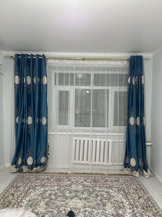 штор полностью с карнизом вместе