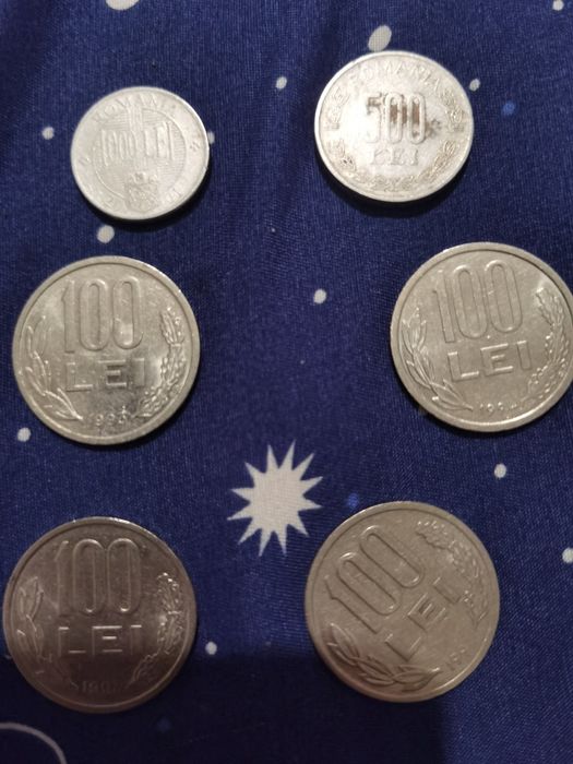Vând monede vechi de colecție. 1000 lei, preț negociabil