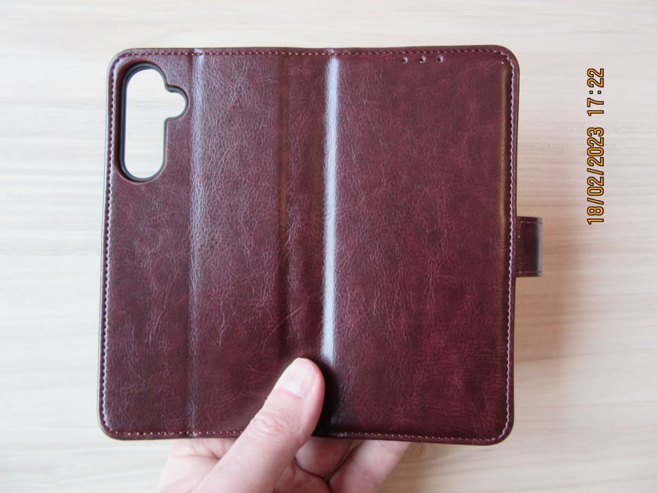 Samsung Galaxy A56 A16 A55 A35 А25 А15 A54 A34 A14/ Кожен калъф тефтер