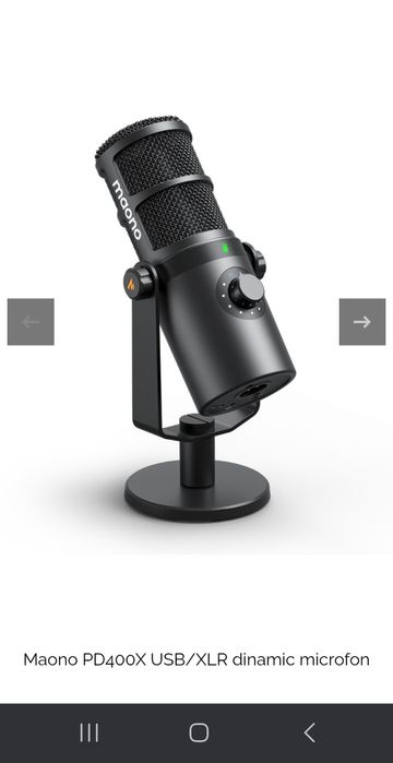 Maono PD400X USB/XLR dinamic microfon