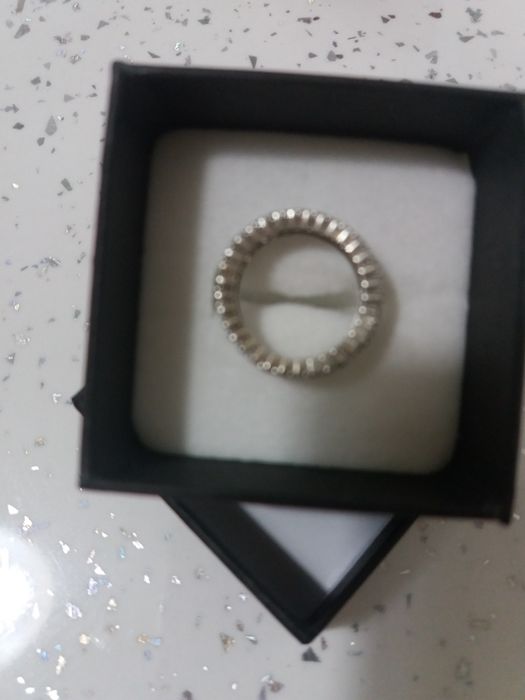 Inel argint 925 cu zirconiu (stil verigheta)