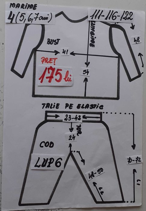 Costum Lup pentru copii 6-7-8-9 ani ,175 lei