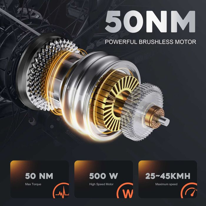 Електрически велосипед/колело EMOKO EC27 500W 17.5AH