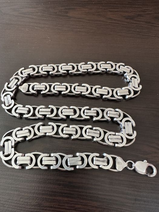 Сребърен ланец 925 Italy 153.6 гр. 62см.