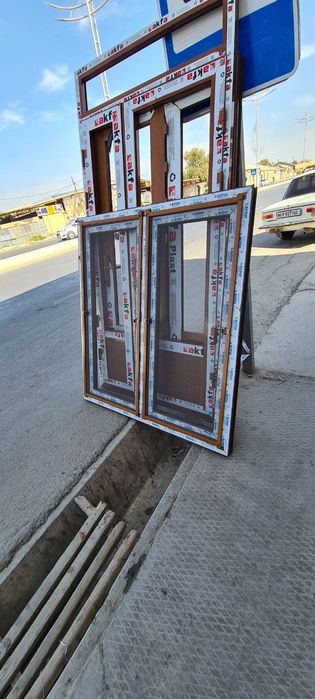 Окно двери алюминиевый пластиковые