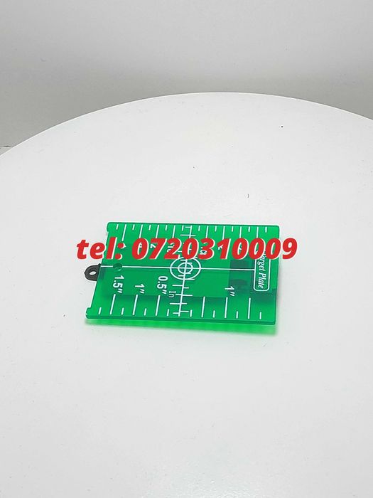 Placa Tinta Pentru Nivele Laser Plastic Verde Neo