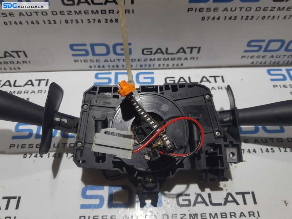 Ansamblu Panglica Spirala Banda Volan cu Maneta Manete Bloc Lumini Semnalizare Stergatoare Renault Clio 2 1999 - 2012 Cod 8200542094