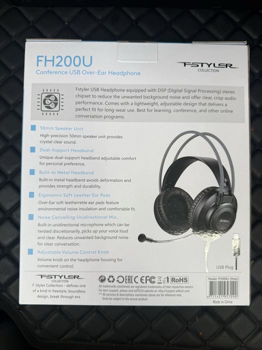 Гарнитура A4Tech Fstyler FH200U