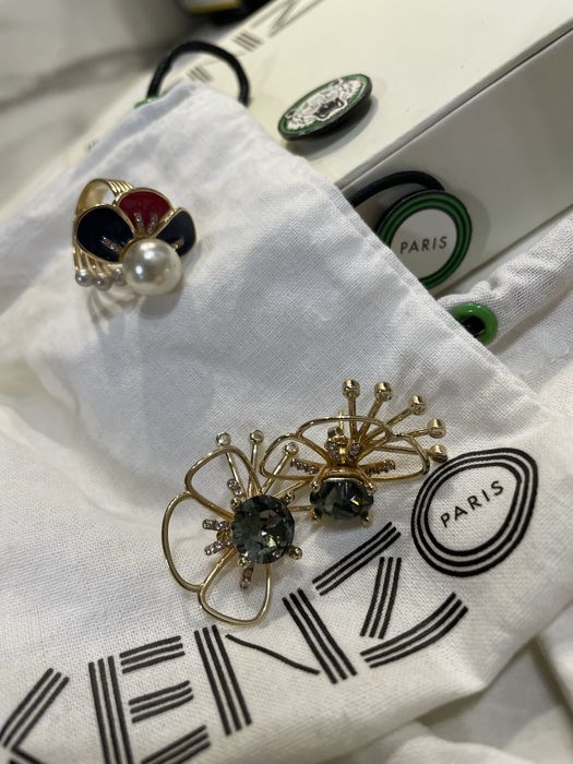 Бижута Kenzо с перли камъни, златни