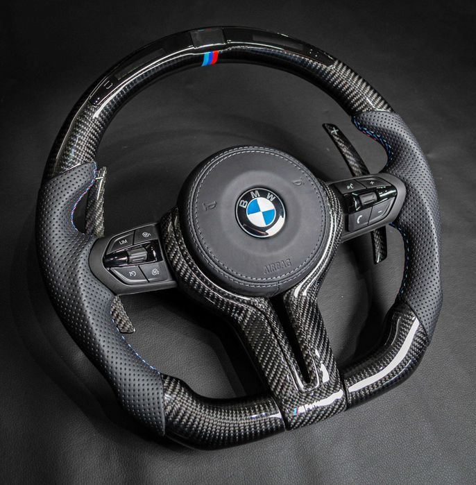 Volan BMW M Performance - Carbon - Race Display - Padele - F Series