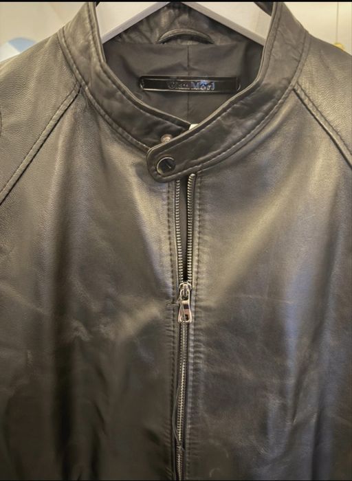 Geaca barbateasca de piele