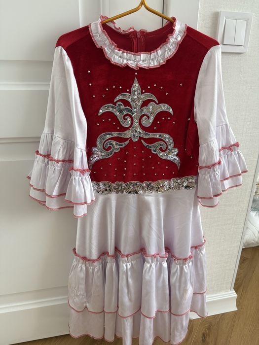 Казахское платье 8-10 лет