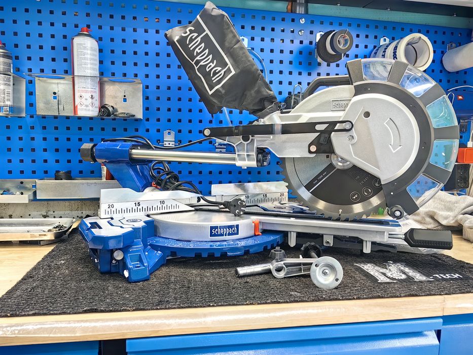 Потапящ циркуляр с изтегляне 2200W, 254мм Scheppach HM254SPX