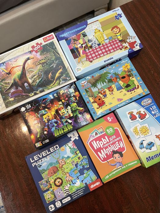 Книги паззлы игры