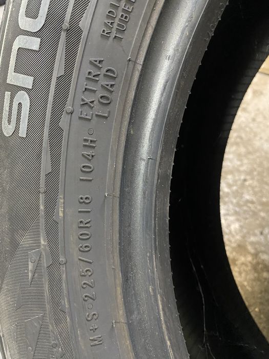 Set 2 Anvelope iarna 225/60R18 Nokian SnowProof 2 SUV 8mm 2024