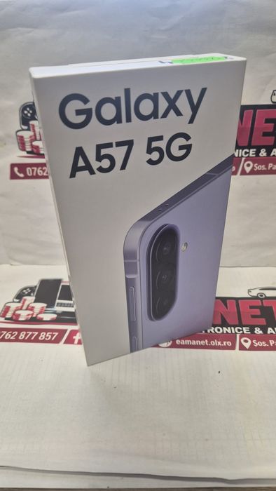 Samsung Galaxy A57 5G Nou, 256GB
Sâmbătă: 09:00 – 14:00
Duminică: Închis