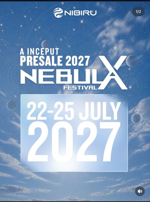 Bilet NebulaX GENERAL ACCESS 4 zile