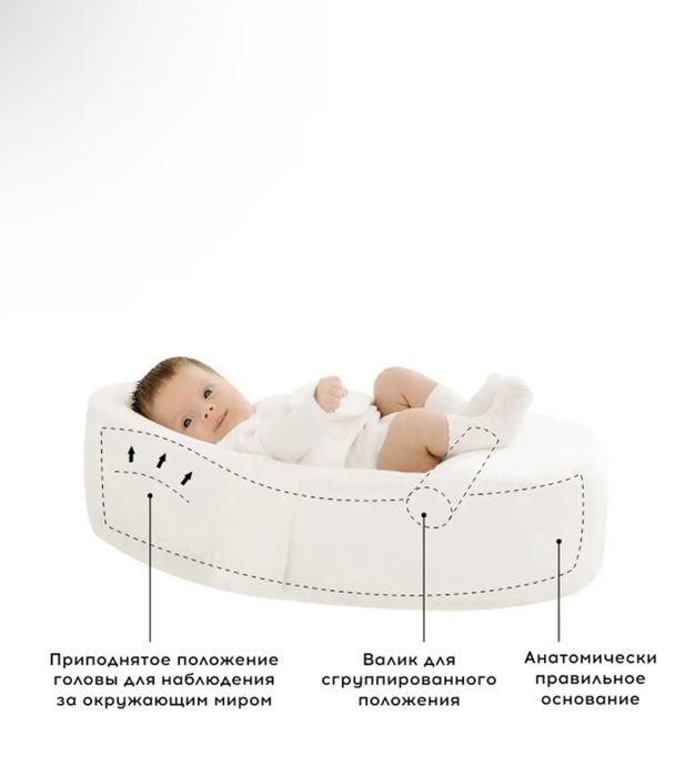 Кокон для новорожденых зевушка