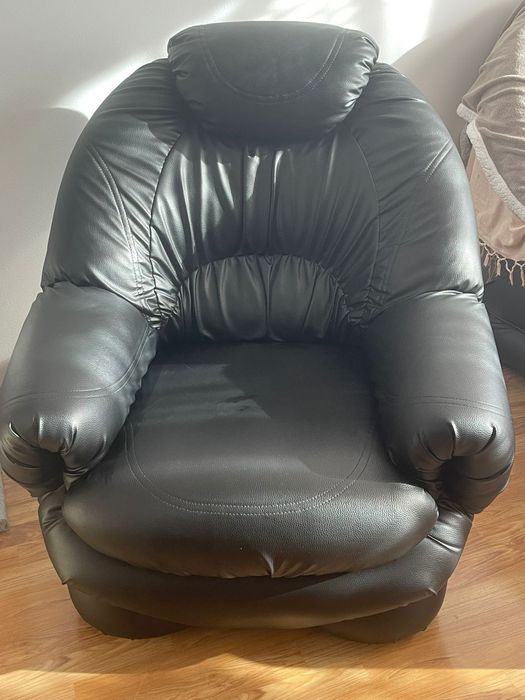 Fotolii din piele + canapea