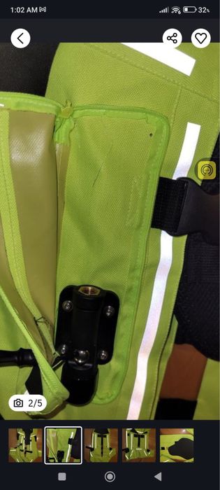 Vesta air bag airbag refolosibila in caz de accident moto motocicleta