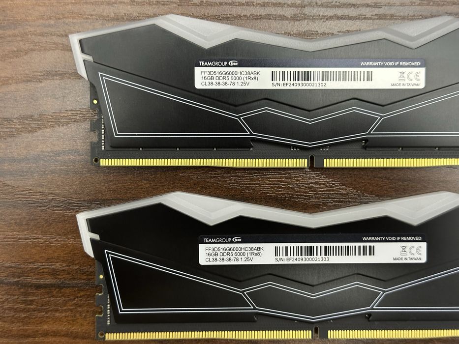 TeamGroup Delta RGB DDR5 32GB 2x16 6000MHz CL38