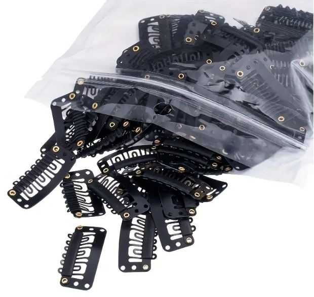 Клипси - щипки за коса - екстеншъни. Различни размери.