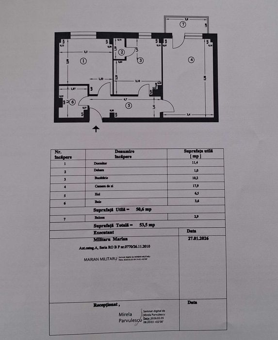Vând apartament 2 camere