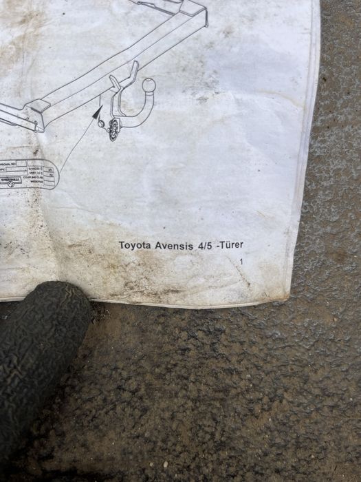 Sistem remorcare T25/cui/gambet Toyota Avensis Turer/Break